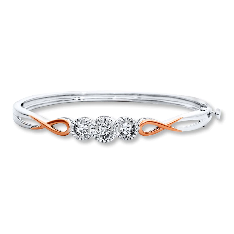 Groothandel Swarovski Zirconia Bangle Sterling Silwer 10K goue juweliersware OEM-fabriek