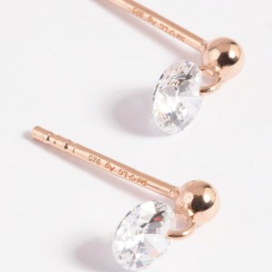 The premier custom rose gold plated silver earrings stud jewelry manufacturer and supplier