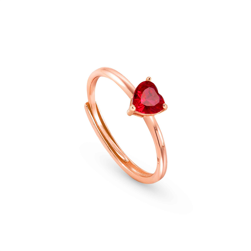 Fabricante de joyería de plata con anillo lleno de oro rosa personalizado OEM de los mejores diseñadores de joyería de moda