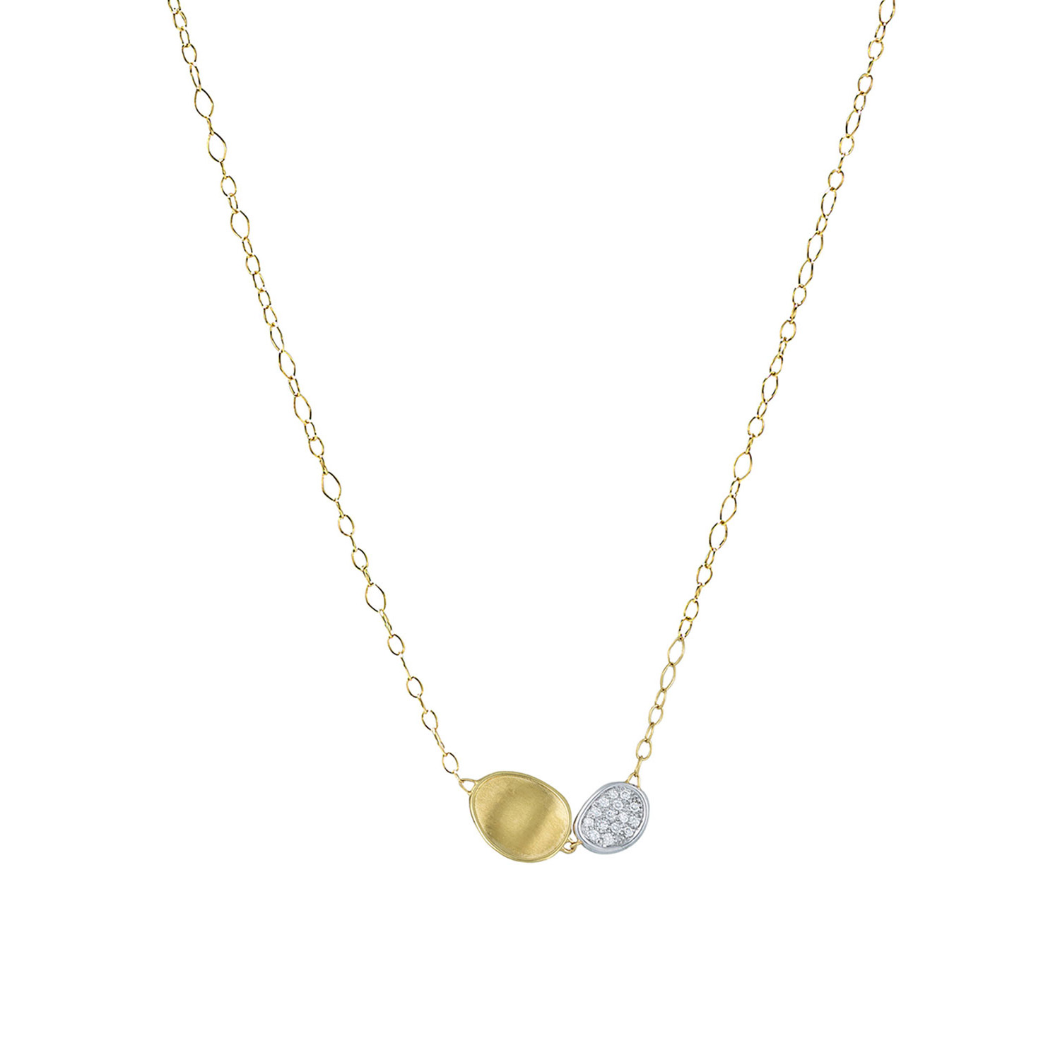 Wholesale Two-Pendant Diamond Necklace OEM custom design jewelry OEM/ODM Jewelry