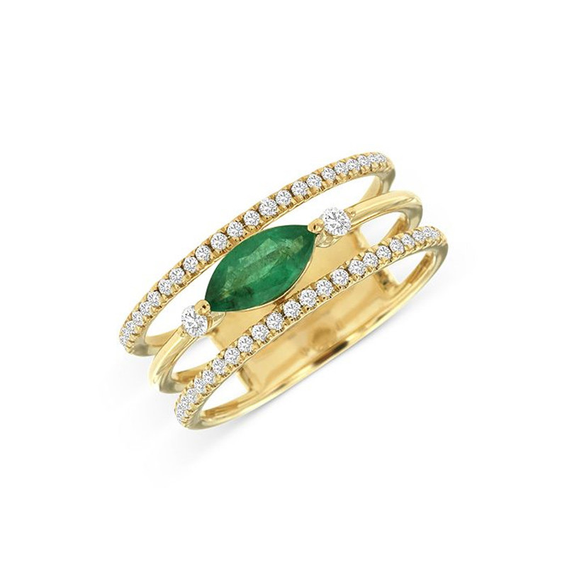 El cliente de joyería personalizada al por mayor de Vietnam compra 2000 piezas de anillo micropavé Cz en oro amarillo Vermeil de 14k