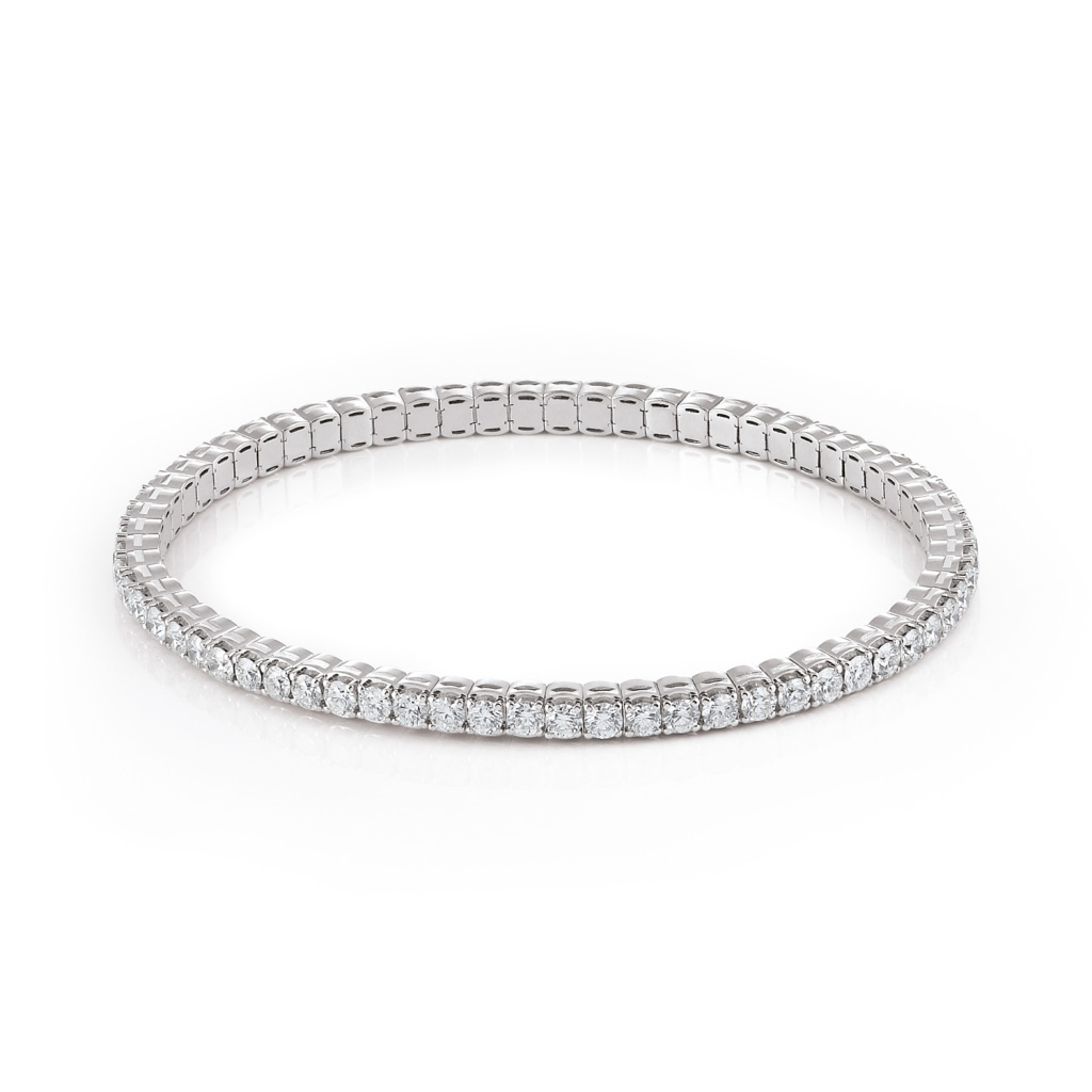 Commercio all'ingrosso di braccialetti di gioielli OEM / ODM placcati in oro bianco Fornitore di gioielli in argento personalizzati in Cina
