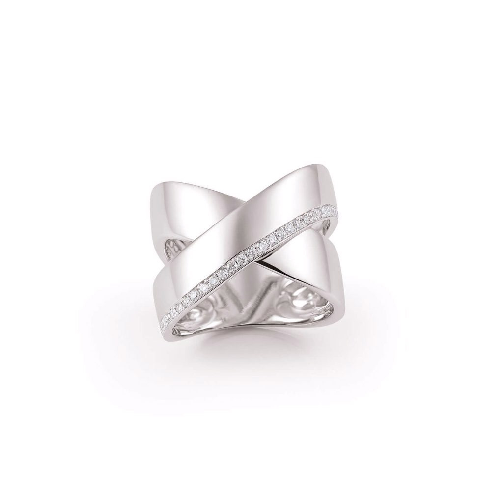 Hvidguldbelagt ring engros Tilpas OEM/ODM smykker 925 Sterling sølv smykkeproducent Kina