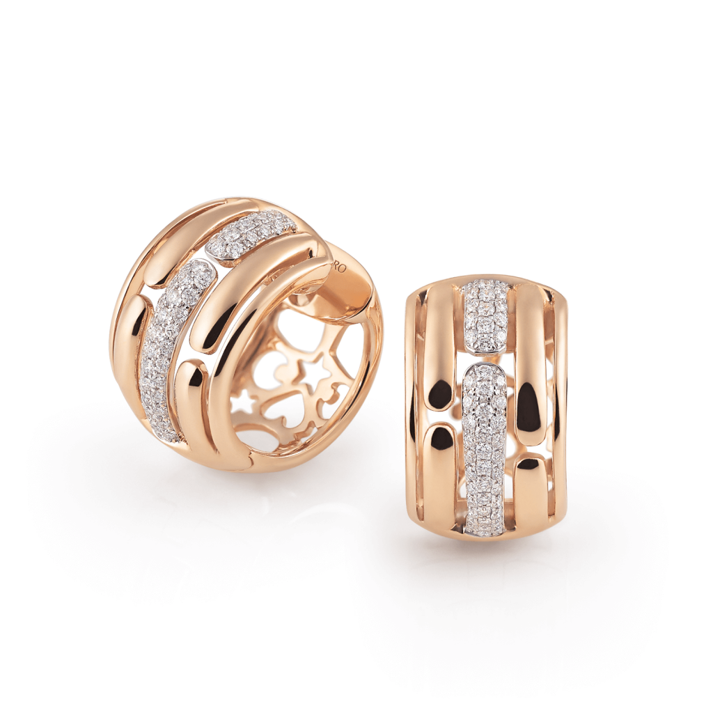 Wholesale 925 Sterling Silver Jewelry Supplier OEM/ODM Jewelry Custom Rose Gold Plated Stud Earrings