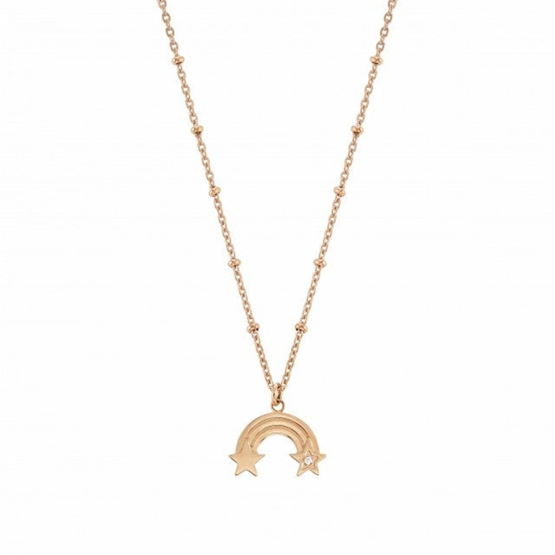 Волшебное серебряное ожерелье оптом по индивидуальному заказу, радужные украшения для женщин