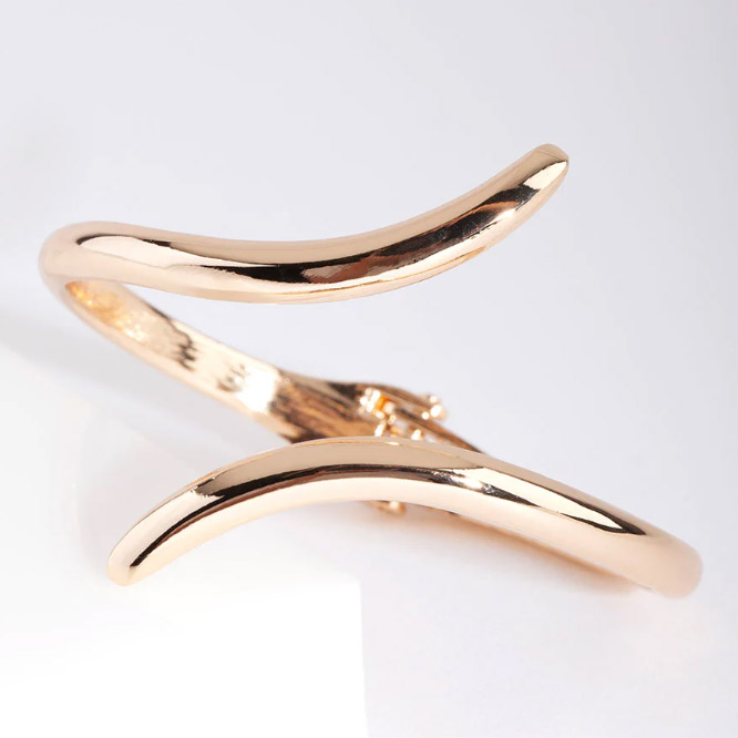 Wholesale Jewelry & Custom Jewelry Gold Filled Wrap Clamp Bangle
