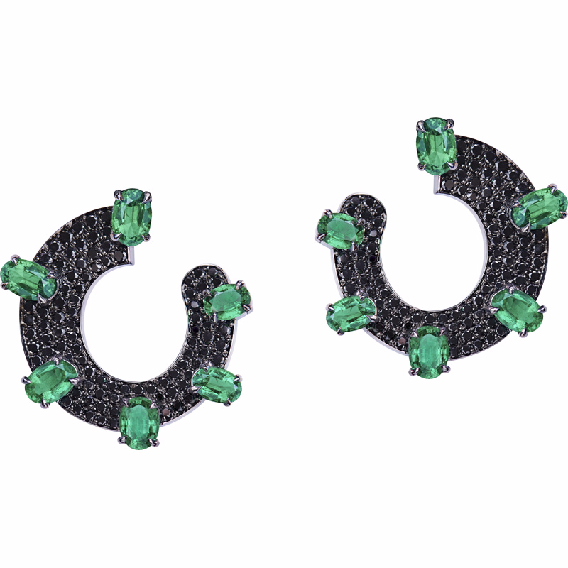 Wholesale Sterling Silver CZ Stud OEM/ODM Jewelry Earrings custom rhodium plating supplier