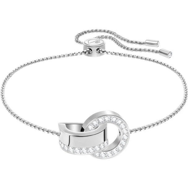 Bracelet en argent rempli de rhodium blanc personnalisé, vente en gros, fournisseur de bijoux OEM/ODM