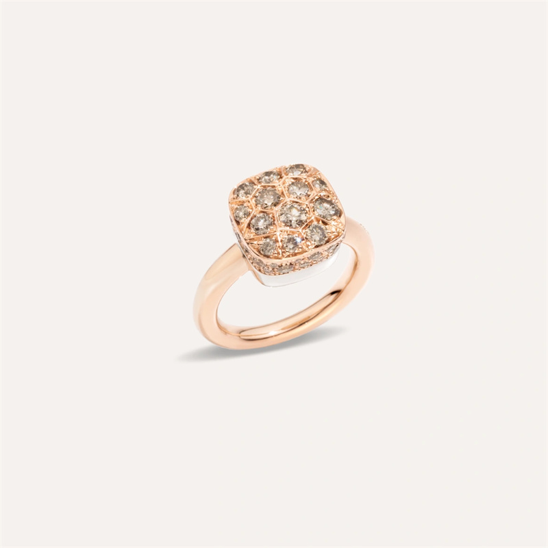 Fabricantes, fabricantes e fornecedores de joias de anéis banhados a ouro rosa personalizados no atacado