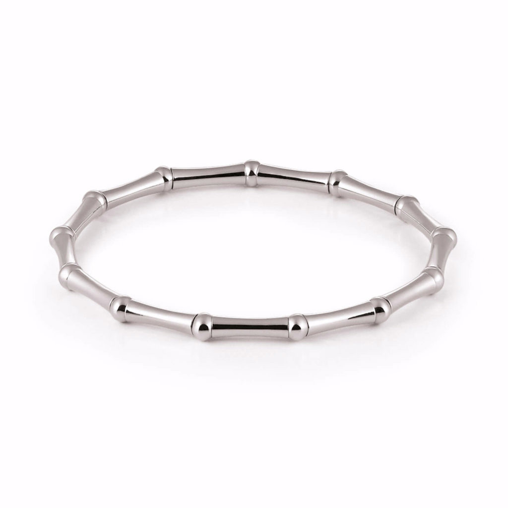 Engros brugerdefinerede hvidguldbelagt sølv armbånd OEM/ODM smykker OEM leverandør