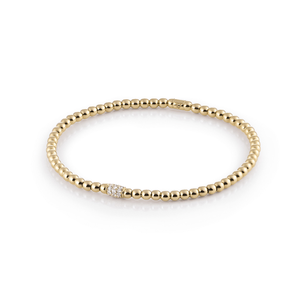 Wholesale custom OEM/ODM Jewelry yellow gold plated sterling silver bracelet OEM supplier