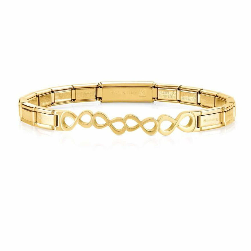 Bijoux personnalisés pour femme en Argent massif bracelet vermeil Or 14 carats