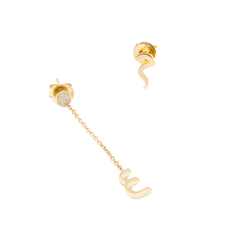 Yellow gold plated over 925 sterling silver supplier OEM ODM earring for  USA jewelry wholesaler