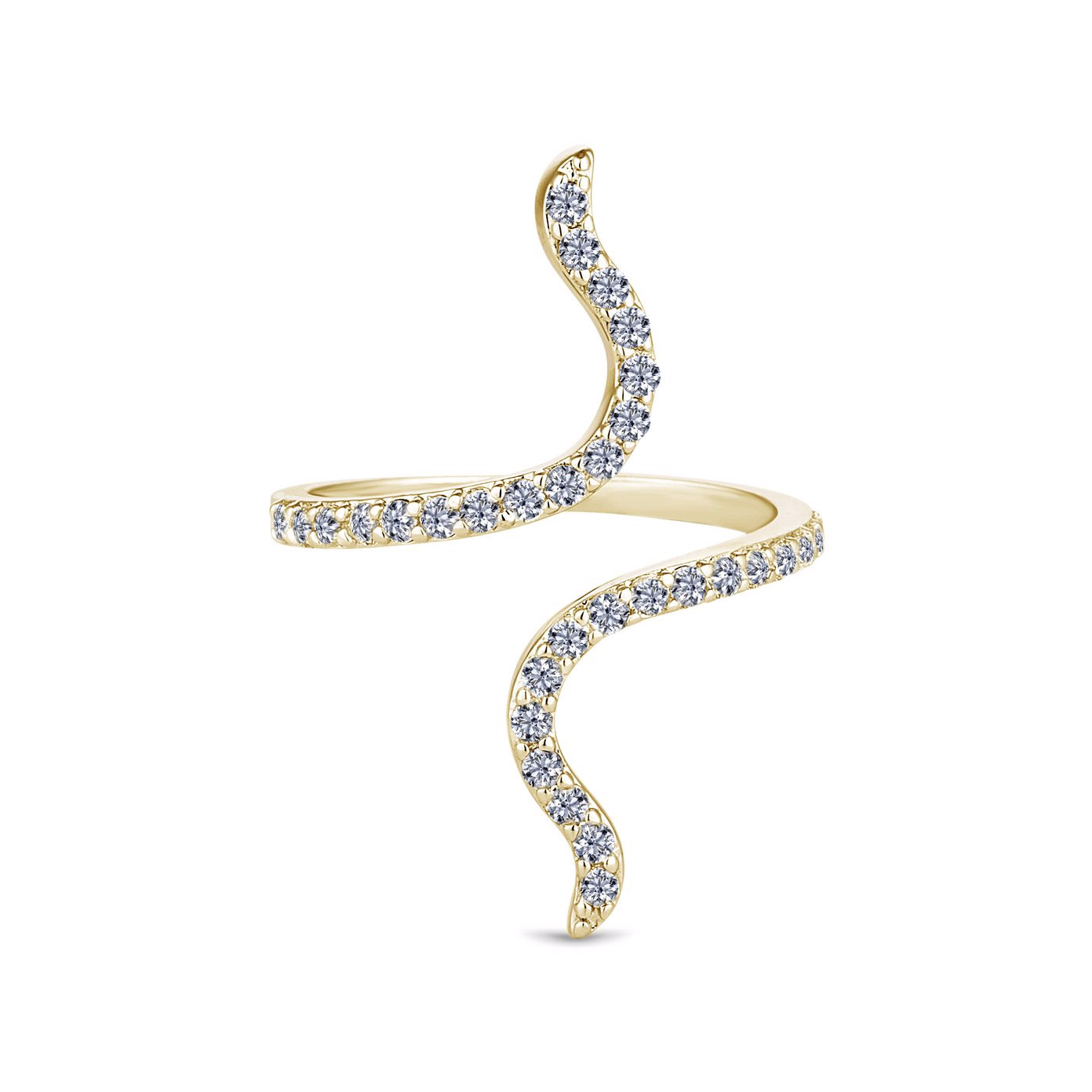 Prsten ze žlutého zlata pokovený zakázkovým designem OEM/ODM Výrobci šperků Dodavatelé
