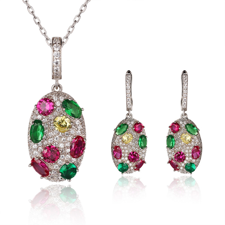 Custom wholesale Necklace Earring Sets Jewelers | Gemstone Jewelry Design | Bridal Jewelry Wholesale