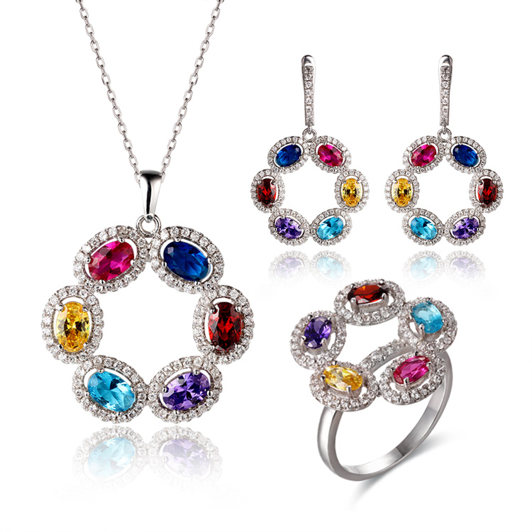 Zakázkový velkoobchod Gemstone Náušnice Klenotníci |Dámské šperky na zakázku |9.25 Velkoobchod s designem stříbrných šperků