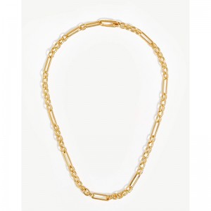 axiom chain necklace necklaces 18ct gold plated custom jewelry manufacturer