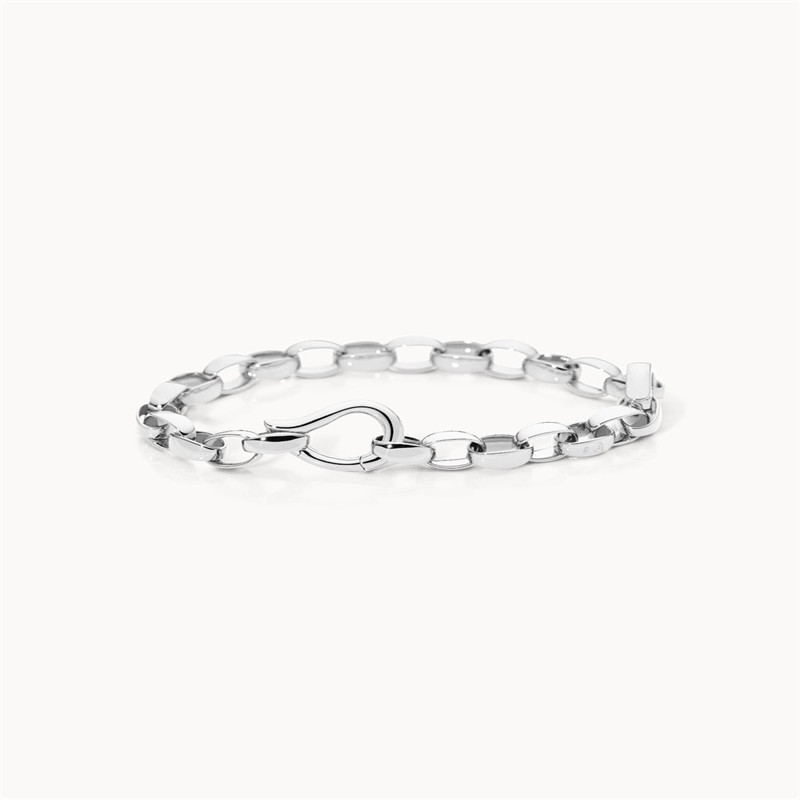 pulsera de plata de ley 925 fabricante de joyas chapadas en oro rodio