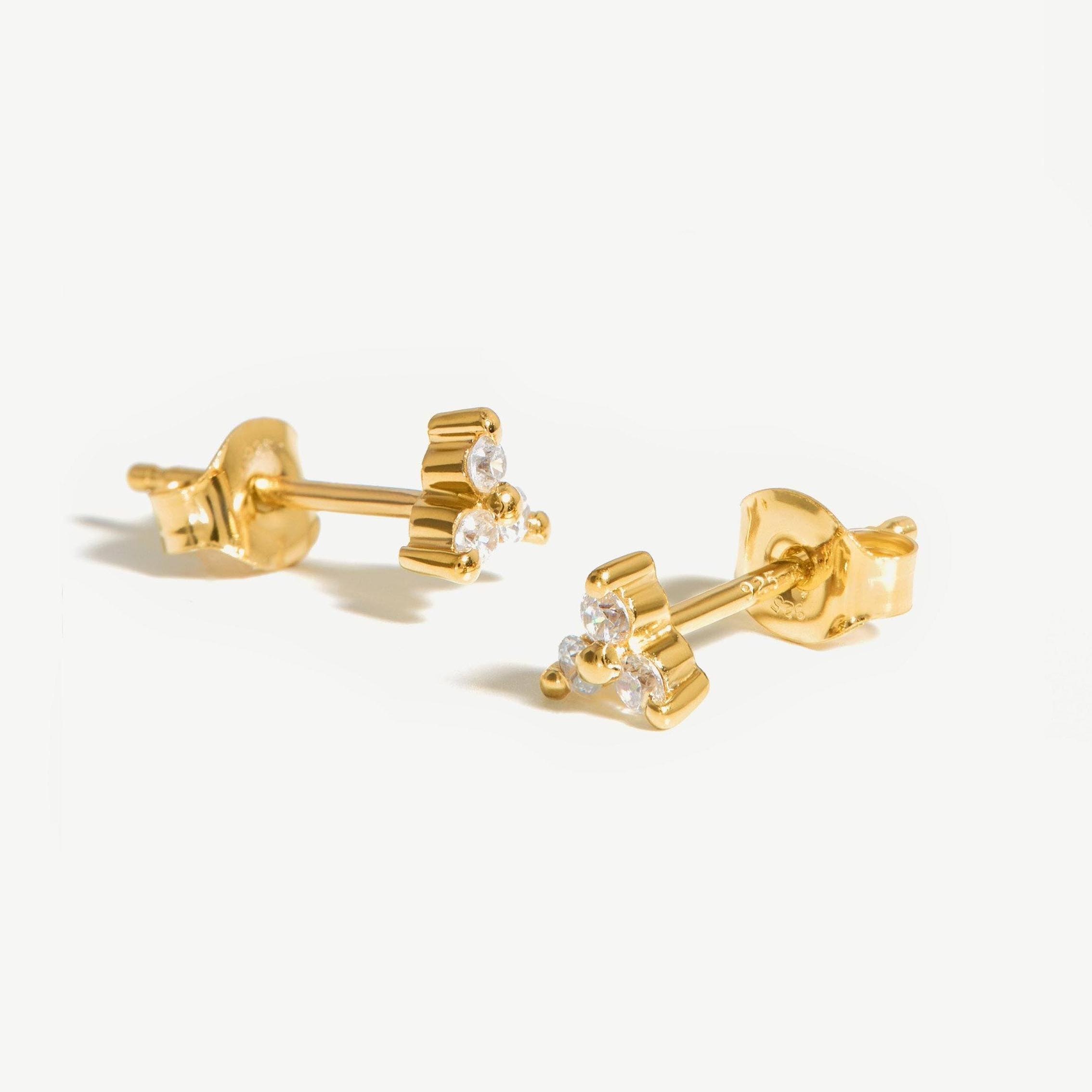 Pendiente al por mayor personalizado del cliente de joyería llena de oro brasileño en plata 925 y cobre