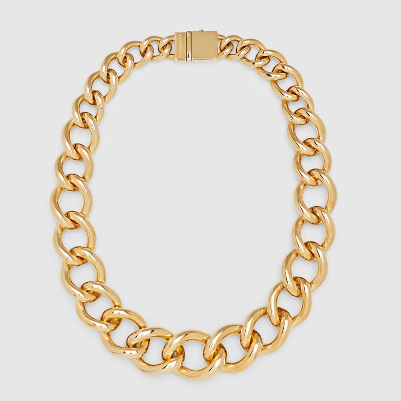 chunky link chain bracelet Custom design sterling silver 925 with gold plating