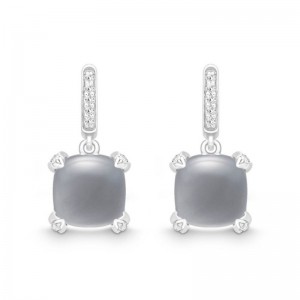 cubic zirconia jewelry wholesale china, custom design women’s 925 silver earrings