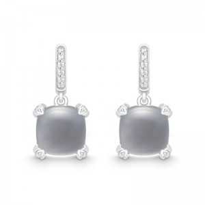 Bijoux en zircone cubique, vente en gros en chine, boucles d'oreilles en argent 925 pour femmes, conception personnalisée