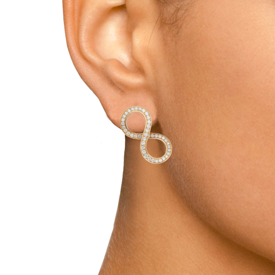 cubic zirconia silver earring manufacturer