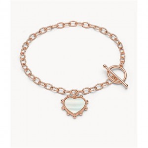 Hersteller von individuellem Schmuck aus 18-karätigem Roségold-Vermeil-Armband