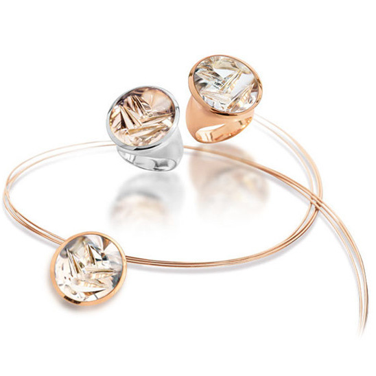 brugerdefineret 925 sølv ring og halskæde 18k rose, hvidguld smykke maker
