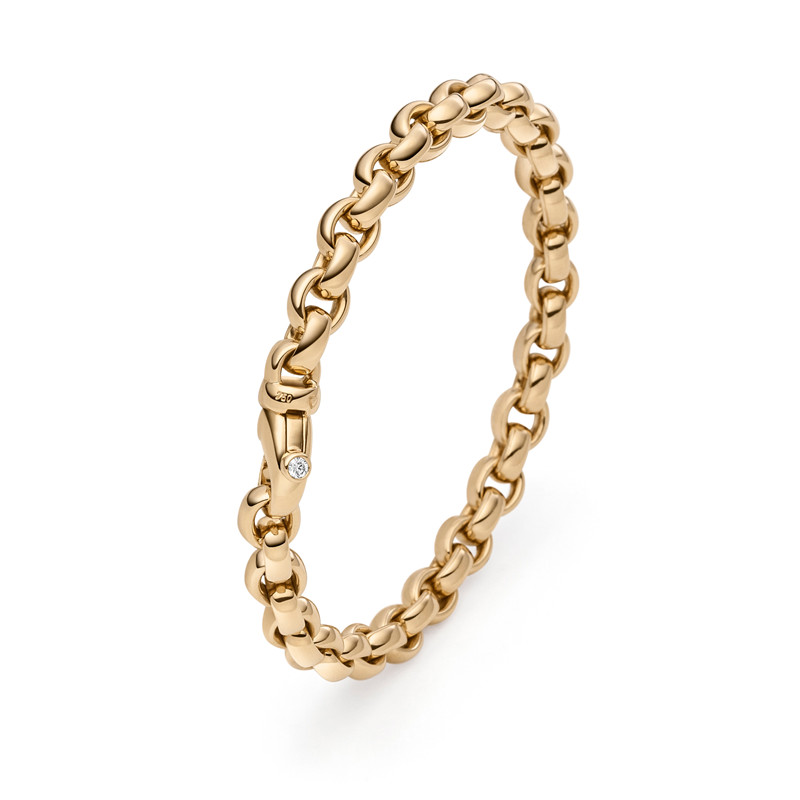 pulseira CZ personalizada fabricante de joias banhadas a ouro 18k