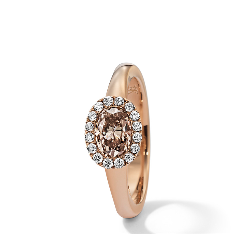 custom CZ ring made, 18k rose gold plated jewelry factory for 20 years wholesaler