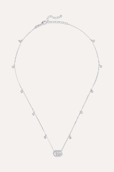 custom 18K custom wholesale white gold diamond necklace wholesaler