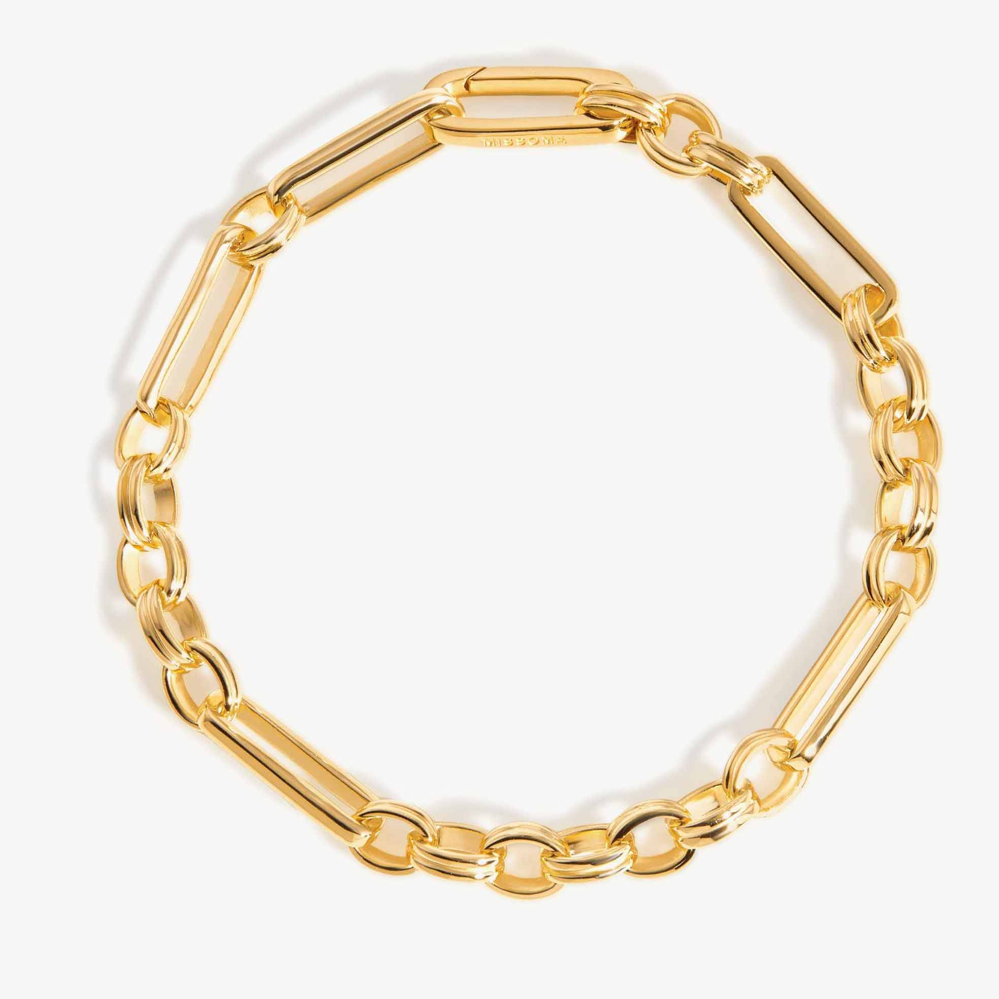 saincheaptha OEM airgid 18k ór plátáilte déantóir jewelry slabhra bracelet