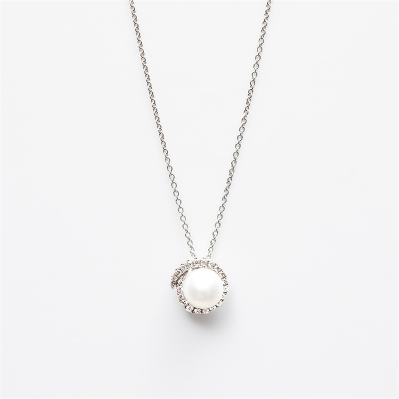 pendenti personalizzati con perle di zirconi