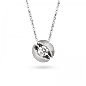 custom cz pendants neckalce silver jewelry factory