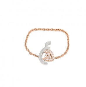 custom design 18k rose gold plated ring jewelry manufacturer wholesaler