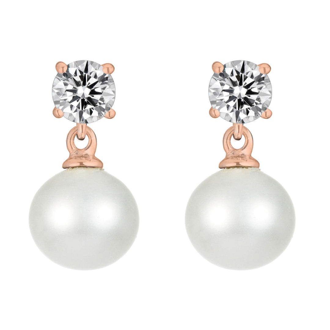 brugerdefinerede design perle øreringe sølv smykker fabrikanter