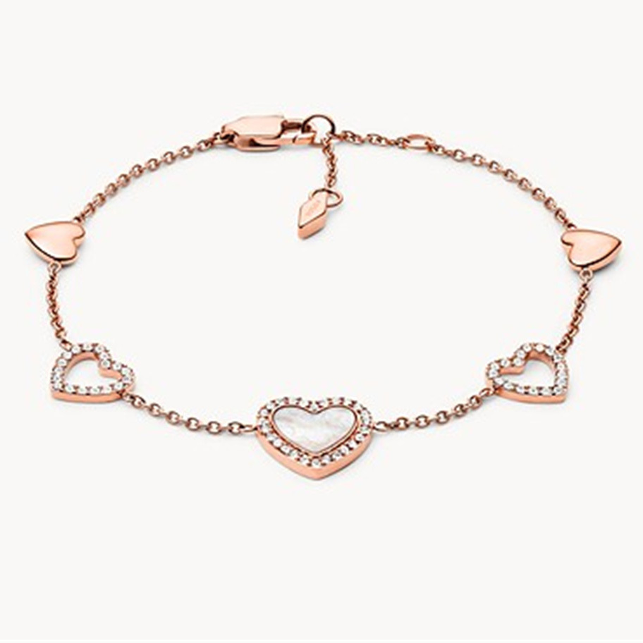 fabricante de joias de ouro rosa com design personalizado fez sua pulseira personalizada