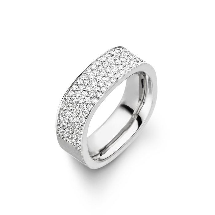 conception personnalisée bague CZ bijoux en argent fournisseurs en gros