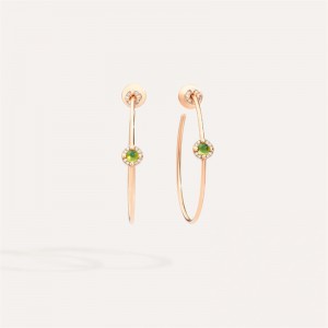 custom designing silver jewelry earrings hoops vermeil rose gold 18kt