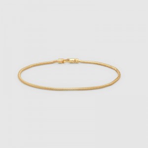 Custom fashion 18k gold filled 925 sterling silver bracelet jewelry manufacturer