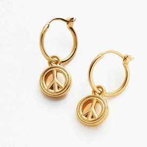 custom fashion jewelry wholesaler design your own 925 sterling silver earrings in 18k gold plated