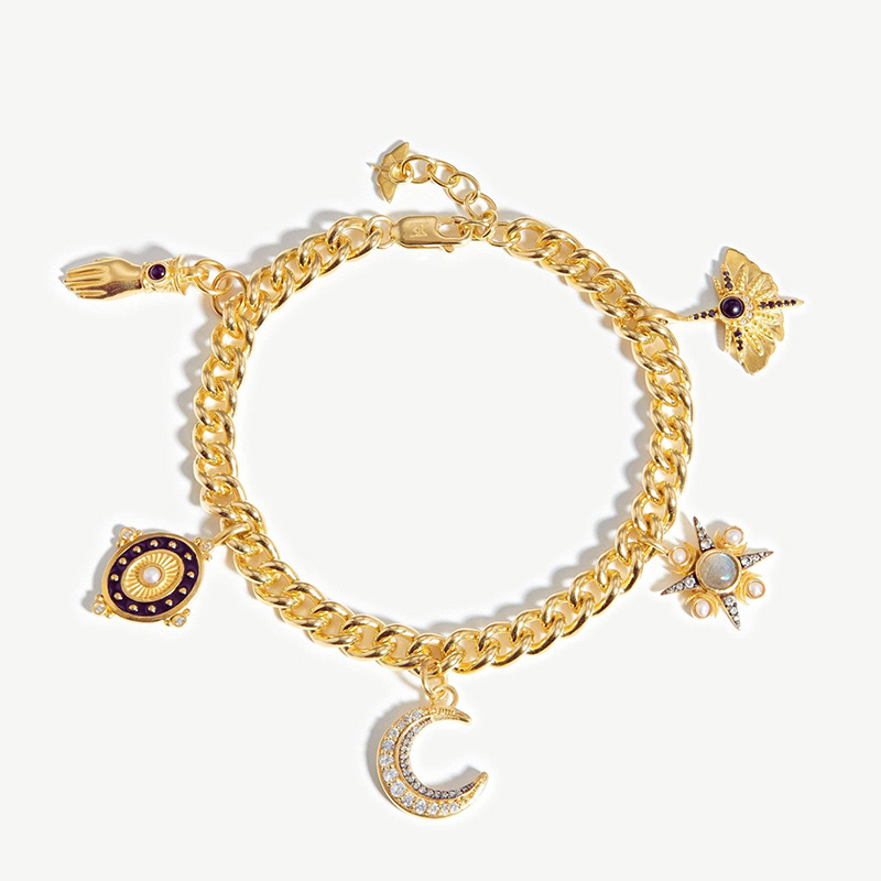custom gold bracelet jewelry gold vermeil jewelry wholesale