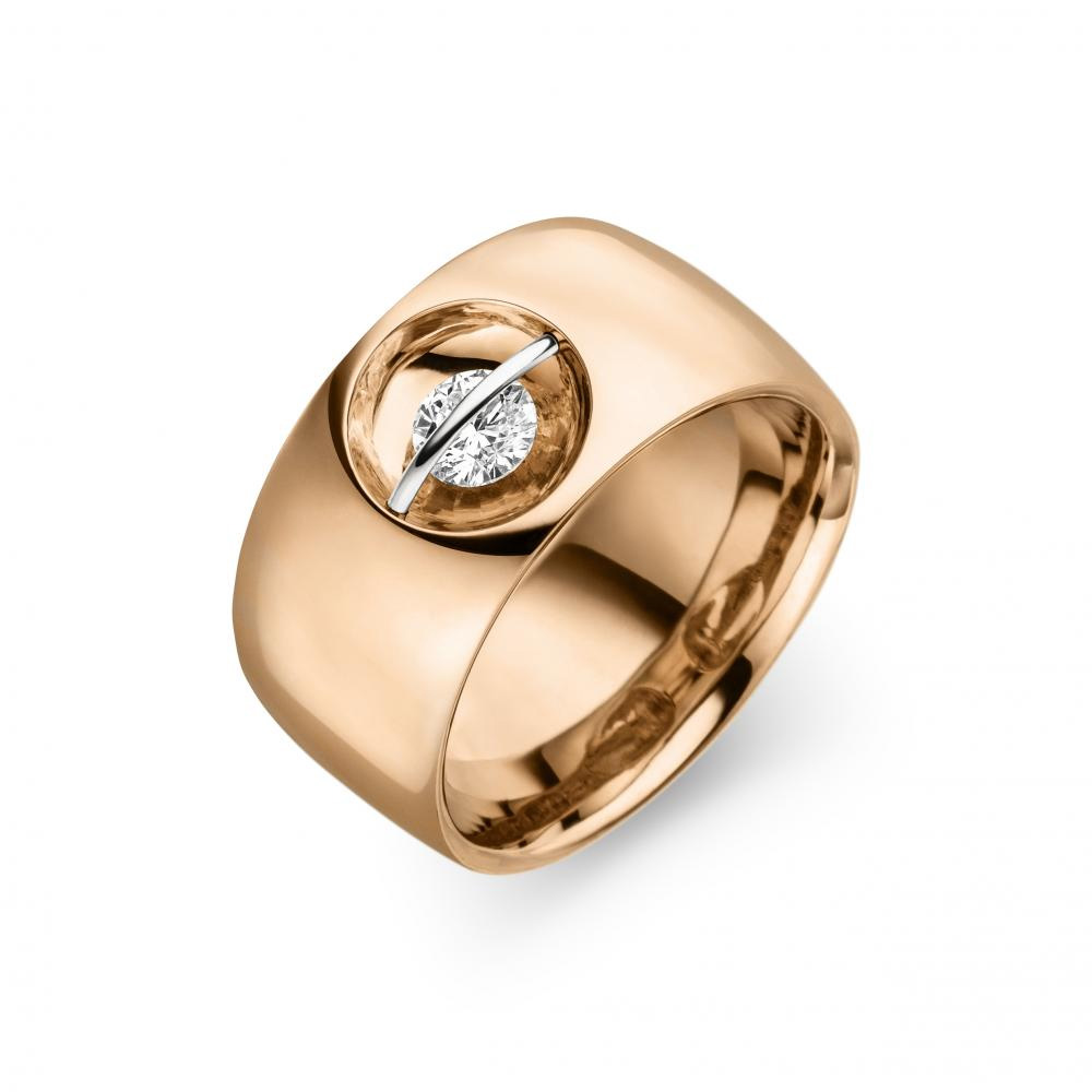 Fabricante de joias de anéis CZ folheados a ouro personalizados por atacado de joias OEM / ODM