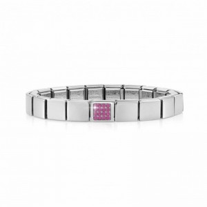 custom jewelry are made of stainless steel bracelet, Crystal Pavé