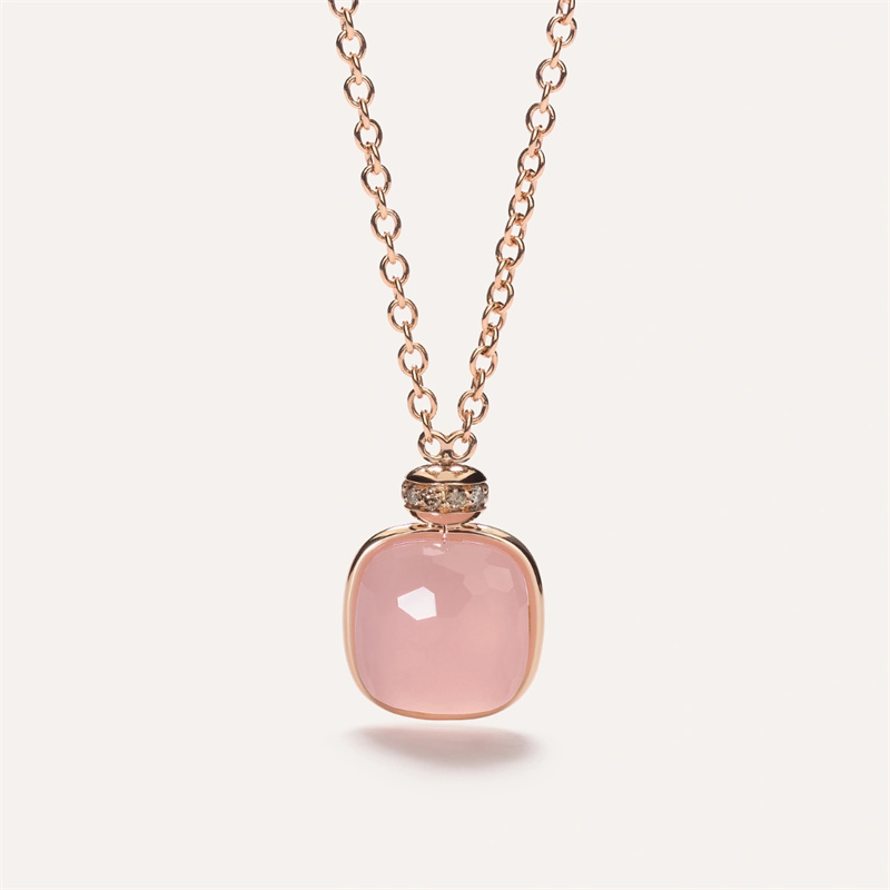 collana produzione gioielli personalizzati vermeil oro rosa 18kt