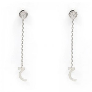 custom jewelry wholesale distributors for CZ silver earrings