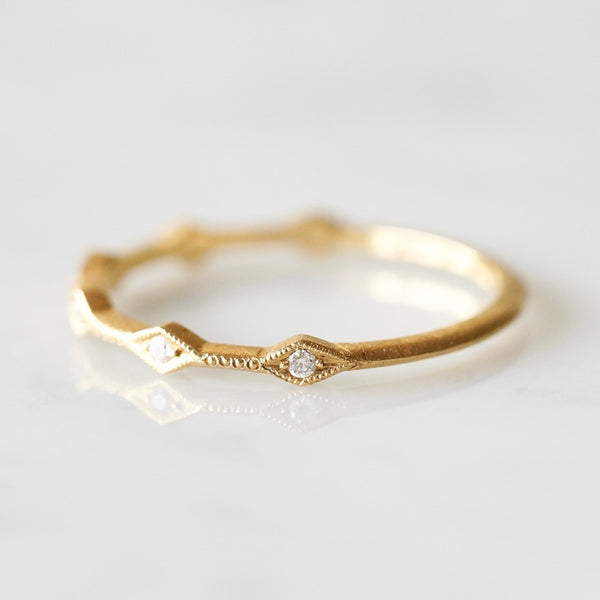 custom made 18K gold plated-silver  ring jewelry near me