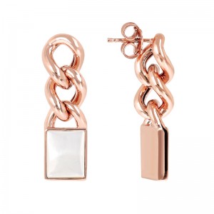 custom made OEM  Cabochon Stone Dangle Earrings jewelry manufacturer wholesaler