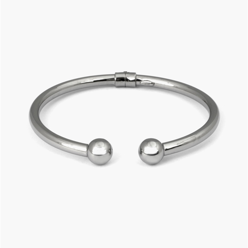 pasgemaakte sterling silwer manchet armbande vir vroue groothandel